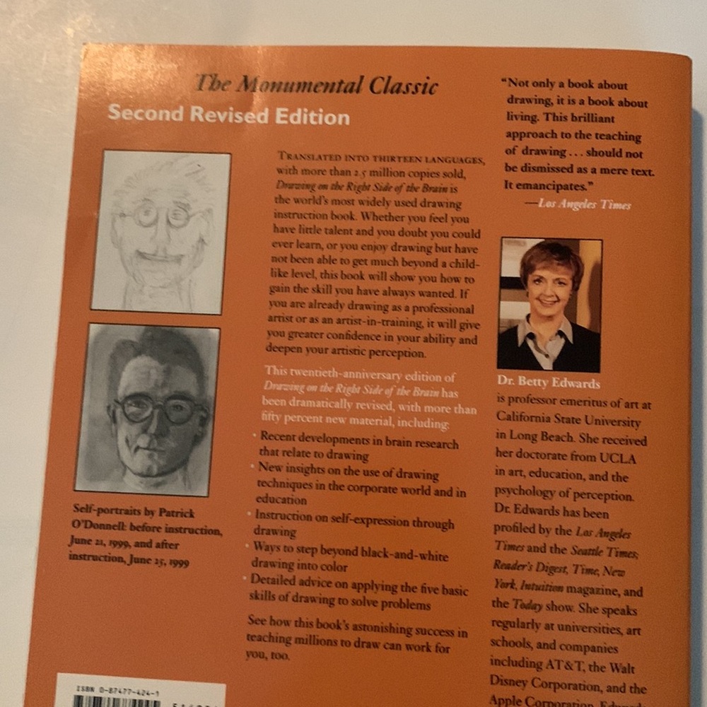 Drawing on the right side of the brain by Betty Edwards - Picture 9 of 9